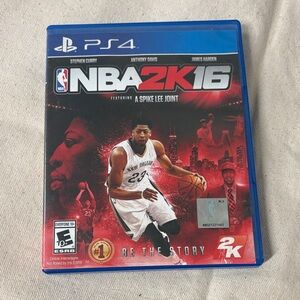NBA 16 PS4 Game - Blue Case